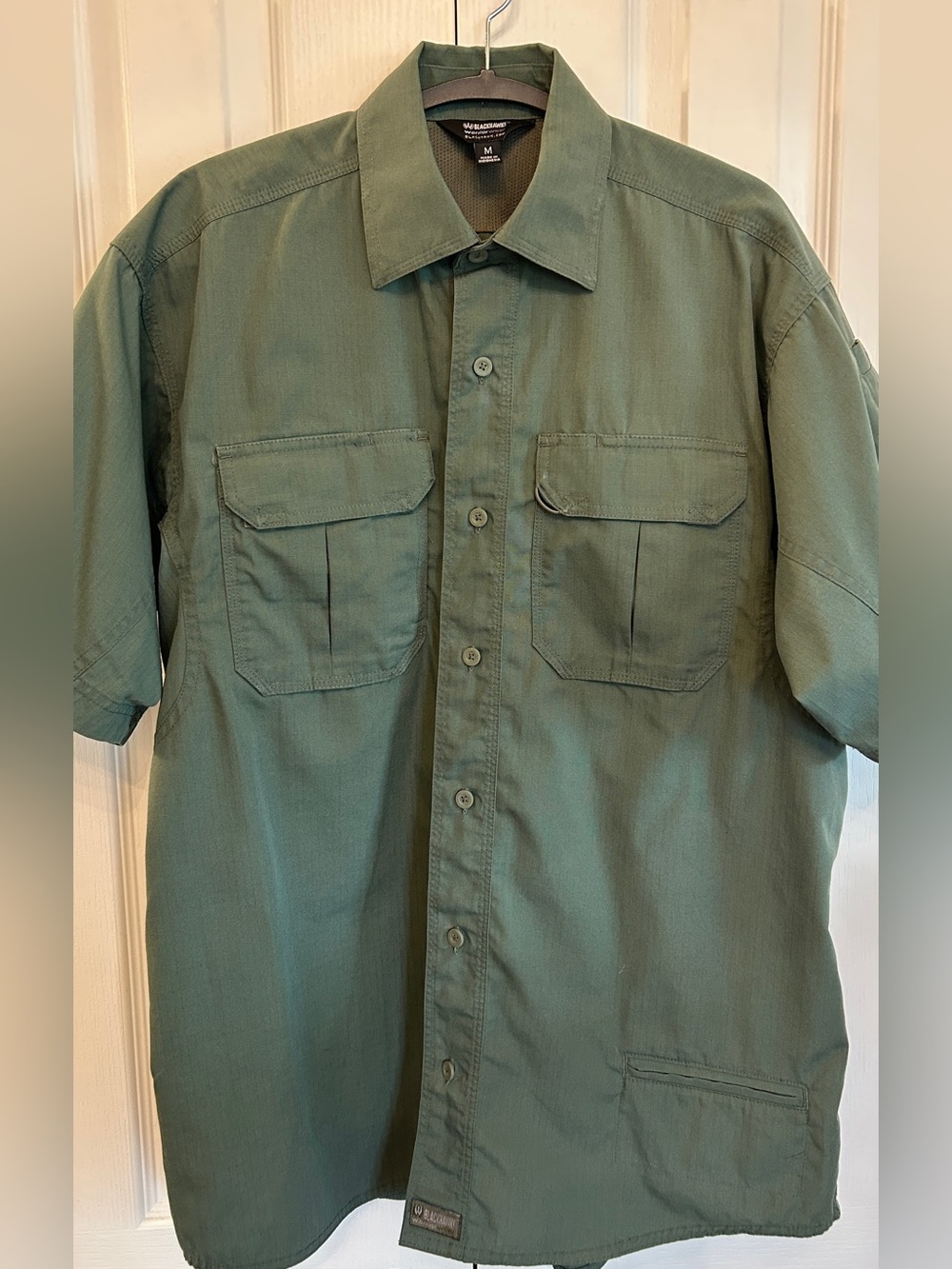 Blackhawk! Warrior Wear Tactical Utility Shirt Olive Green M EUC